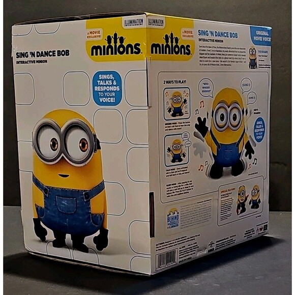 NEW Minions Movie Sing 'N Dance BOB Interactive Minion Thinkway Toys NIB - Picture 6 of 16